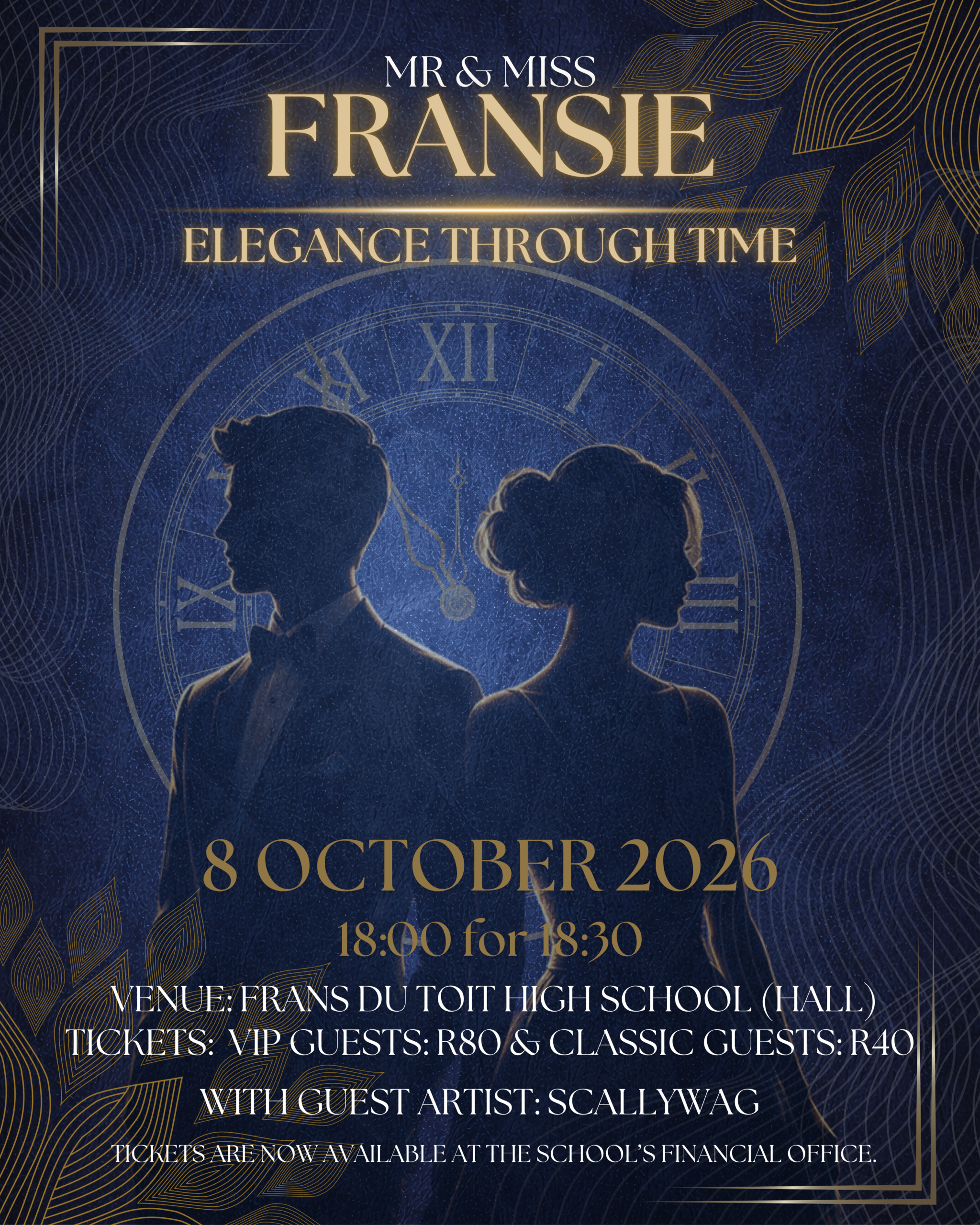Mr. and miss Fransie 2026 flyer